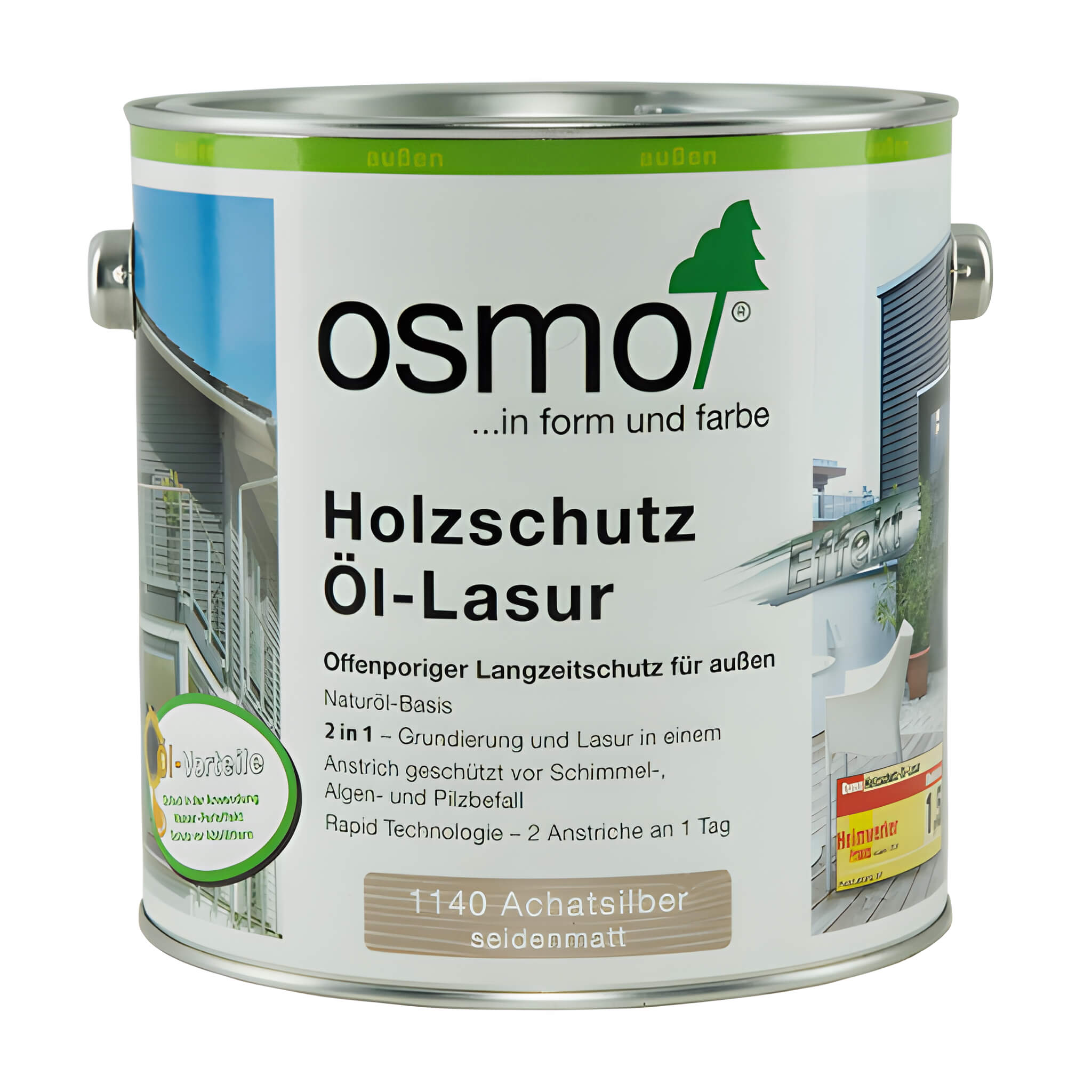 Holzschutzlasur_Effekt OSMO NATURAL OIL WOODSTAIN EFFECT