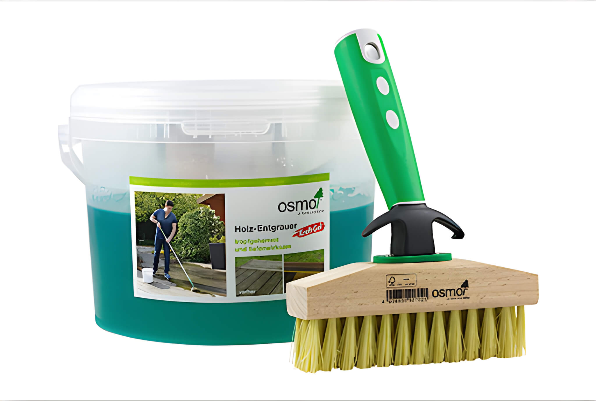 holz-entgrauer-kraft-gel 6609 OSMO Holz-Entgrauer Kraft-Gel 2,5 Liter mit Wurzelbürste