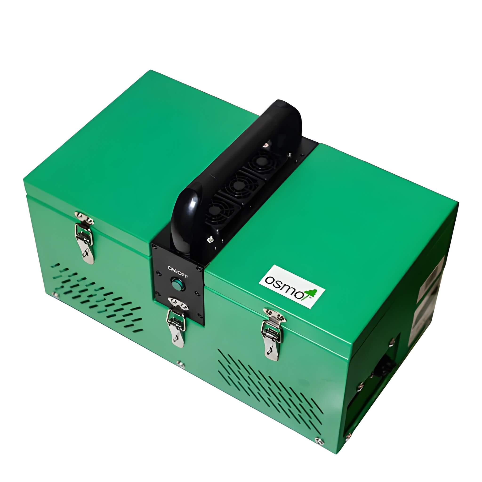 Grünes Gehäuse, Lüftereinsatz, Kühlbox, Kofferklappe, Osmo