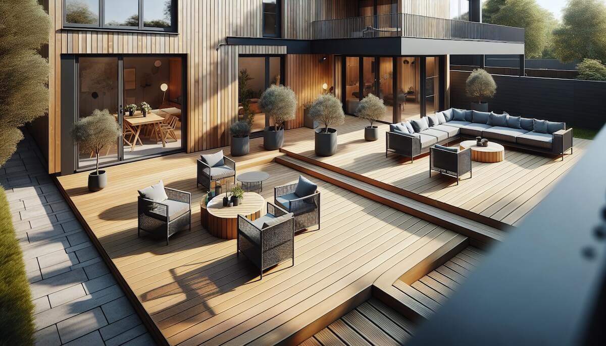 Außen Außen, Innenarchitektur, Deck, Wohnen, Veranda, Terrasse