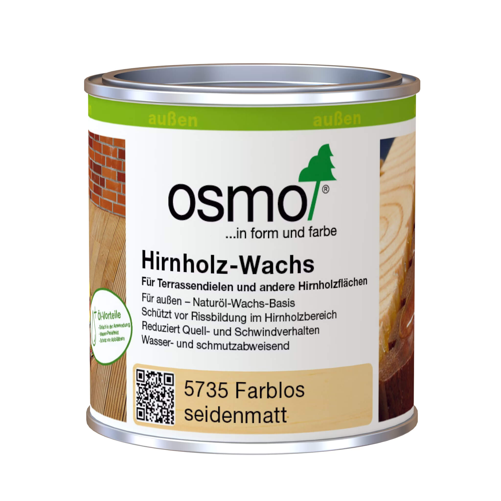 Hirnholz-Wachs 5735 END GRAIN SEALING WAX 0,375L, Tin, Can, Aluminium, Canned Goods, Food